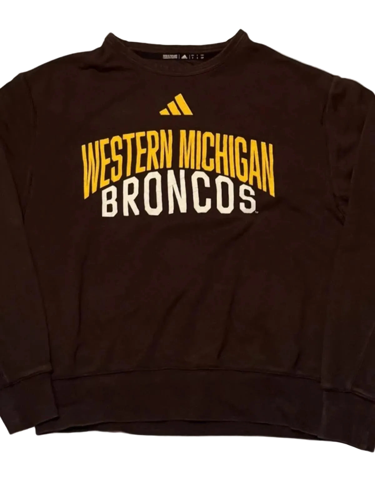 Adidas Western Michigan Broncos Jumper Men's Size Small (S) Brown