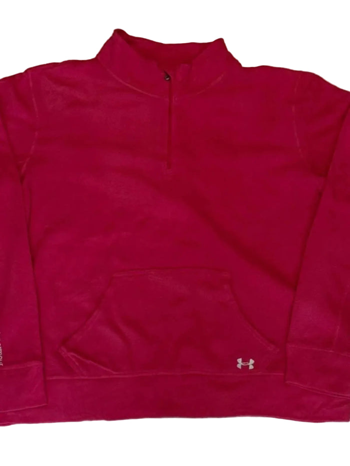 Under Armour Fleece Women’s Size Large (L) Pink Quarter Zip