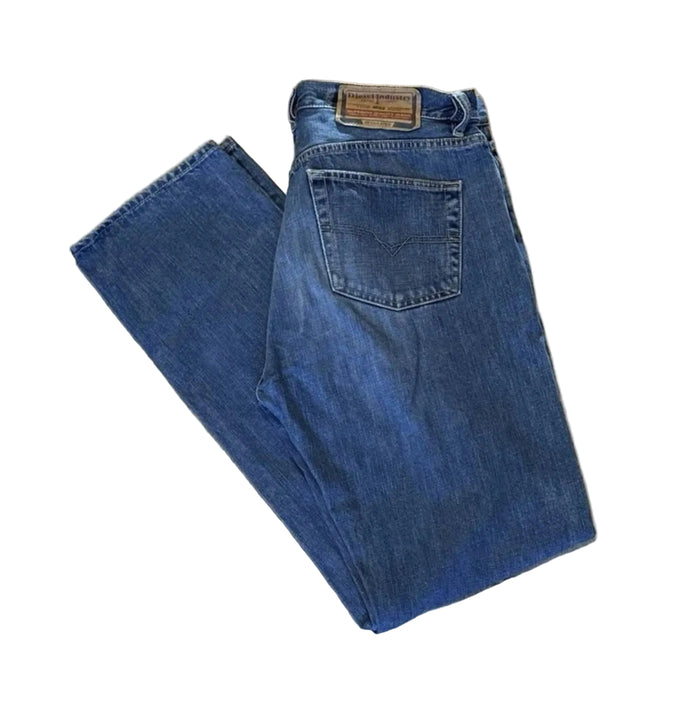 Diesel Industry Denim Division Men’s Jeans Size W34 L32 Blue Straight Fit