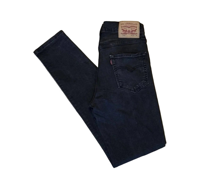 Levi’s Premium 511 Men’s Jeans Size W33 L34 Black Skinny Fit