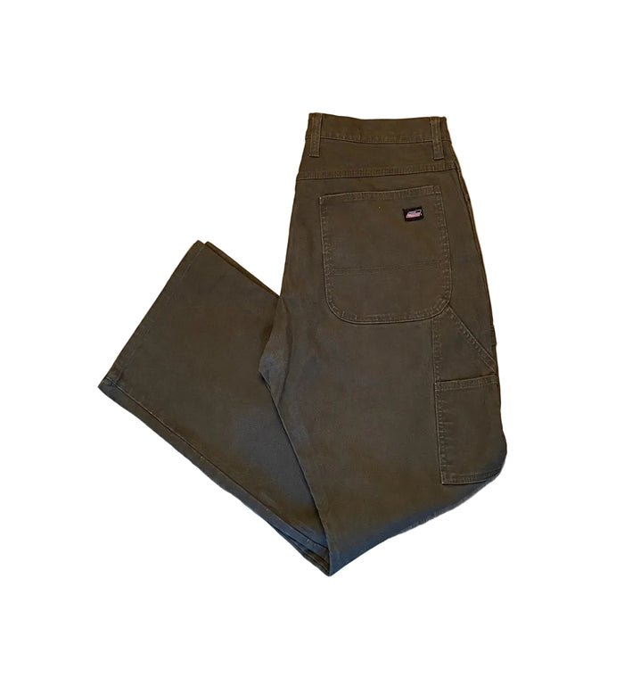 Dickies Men’s Workwear Carpenter Jeans Size W38 L32 Brown Straight Fit