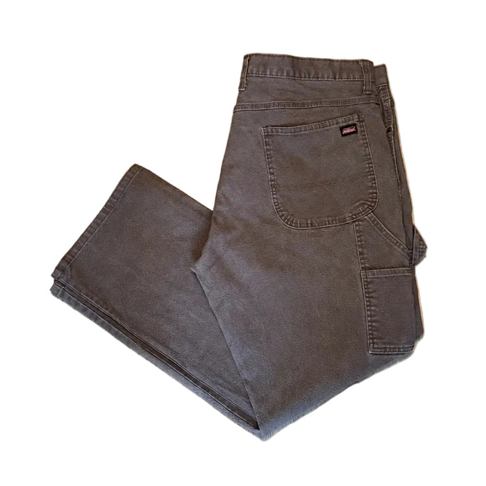 Dickies Men’s Workwear Carpenter Jeans Size W40 L30 Grey Straight Fit