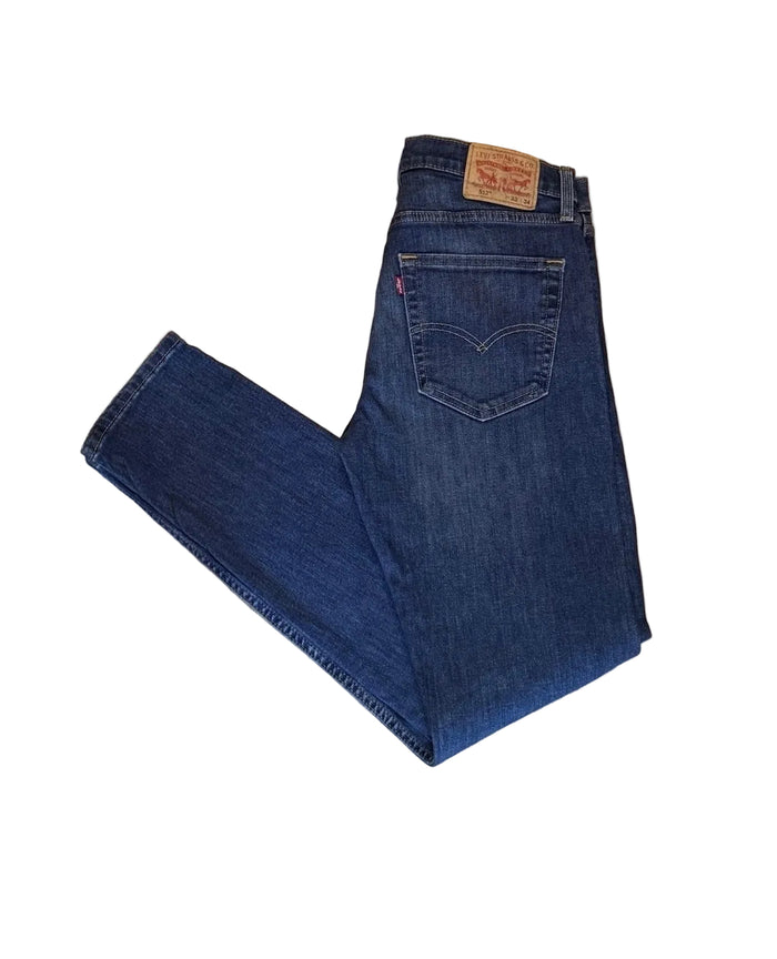 Levi’s 512 Men’s Jeans Size W32 L34 Navy Skinny Fit