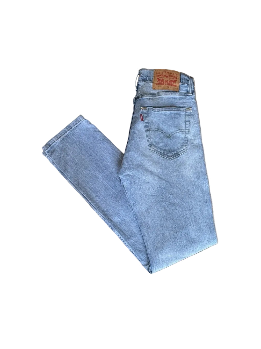 Levi’s 511 Men’s Jeans Size W30 L32 Light Blue Skinny Fit