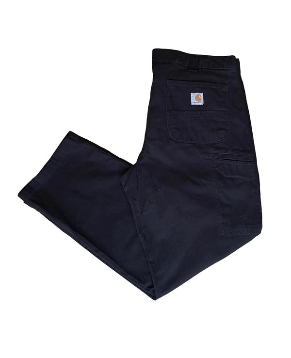 Carhartt Men’s Workwear Carpenter Jeans Size W38 L30 Black Relaxed Fit
