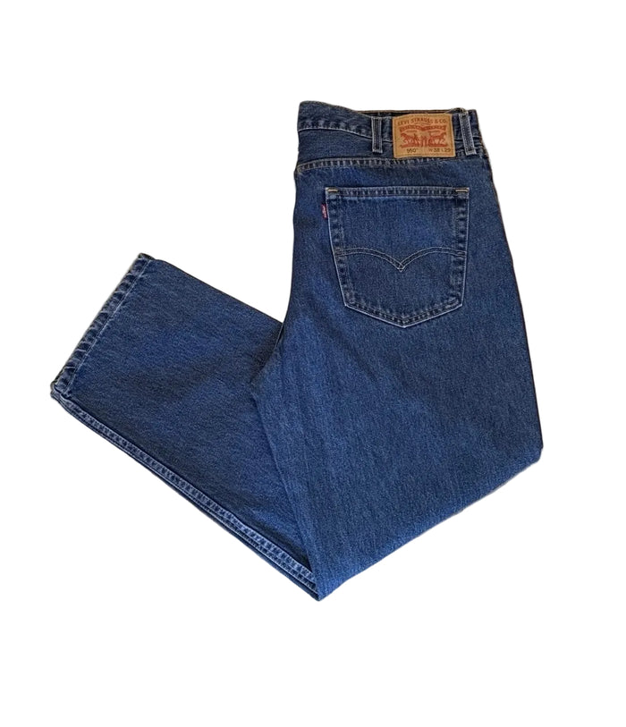 Levi’s 550 Men’s Jeans Size W38 L29 Blue Straight Fit