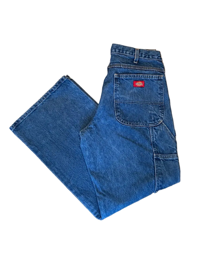 Dickies Men’s Workwear Carpenter Jeans Size W32 L30 Blue Straight Fit