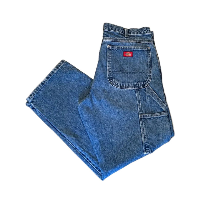 Dickies Men’s Workwear Carpenter Jeans Size W36 L30 Blue Straight Fit