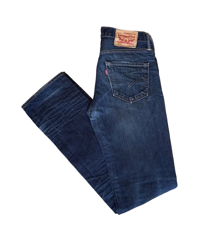 Levi’s 511 Men’s Jeans Size W30 L34 Navy Straight Fit