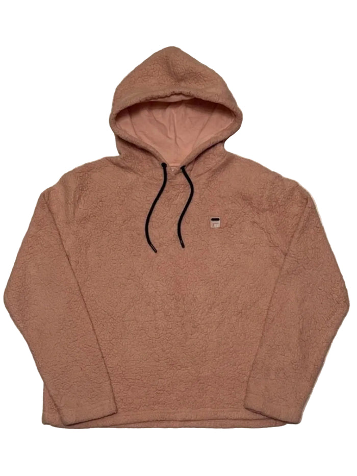 FILA Fleece Women’s Size Large (L) Pink Hooded No Zip
