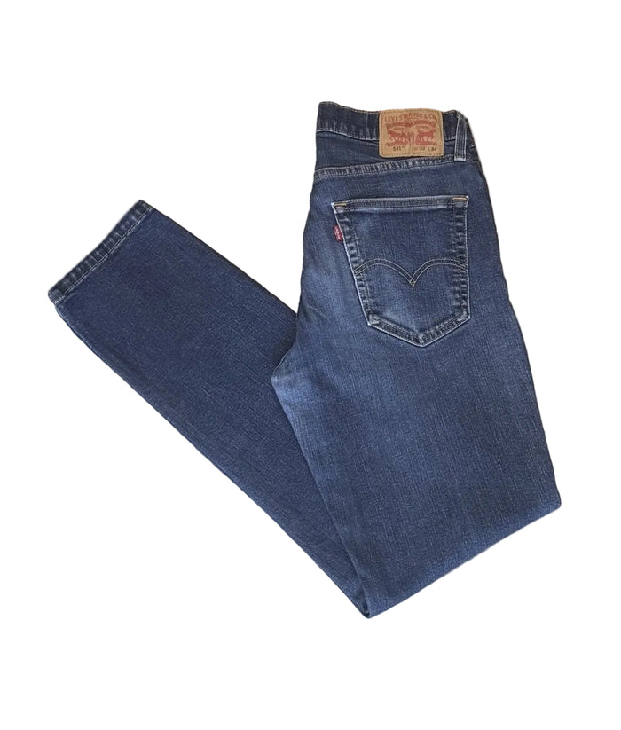 Levi’s 541 Men’s Jeans Size W32 L34 Navy Straight Fit