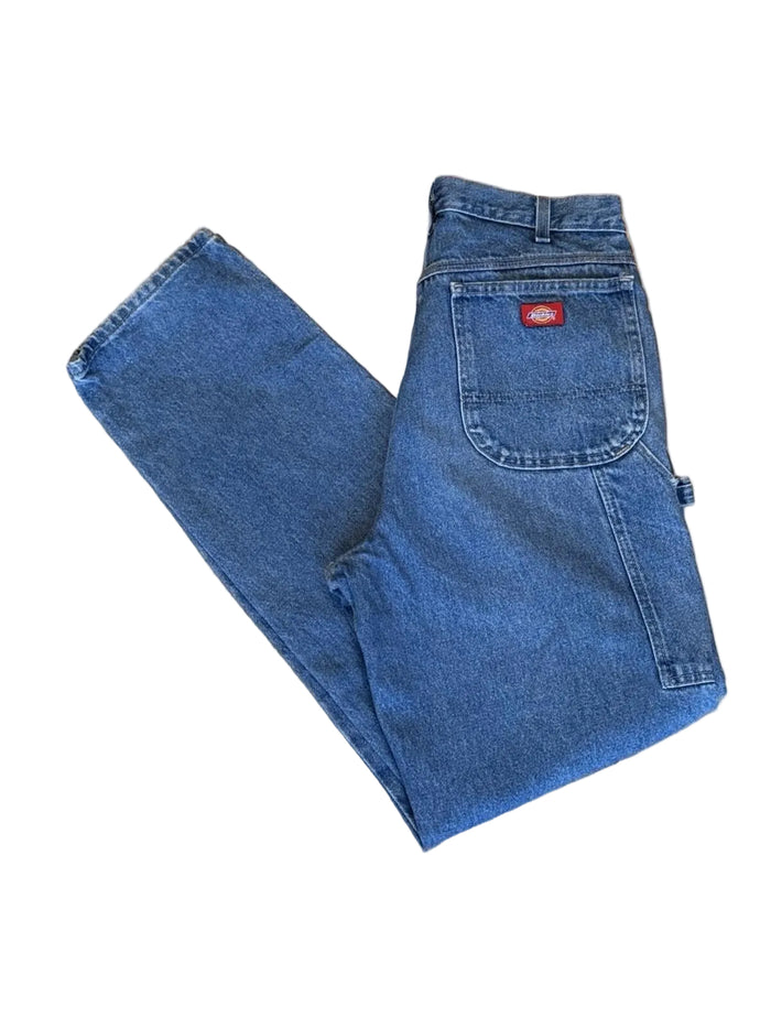 Dickies Men’s Workwear Carpenter Jeans Size W32 L34 Blue Straight Fit